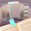 Gritin 19 LEDs Lampada Luce da Lettura per Libro, Luce per Lettura Libri a Letto con Clip, Ricaricabile, 3 Temperature di Colore, Dimmerabile Senza Livelli, Lunga Durata, per Studio, Lavoro a Maglia