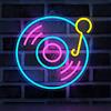 YuanDian Segno al neon Record, luci al neon a LED musicali musicali musicali dal vivo, idee regalo per ragazzi che registrano Studio Nephew Men Teen Son Grandson
