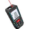 MiLESEEY D5T 50M Misuratore Laser con 2 Livelli Di Bolla, Precisione 2mm, LCD Retroilluminato e Modalità Pitagorica, Misura Distanza, Area e Volume