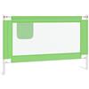 vidaXL Sponda Letto di Sicurezza per Bambini Verde 120x25cm in Tessuto