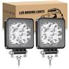RIGIDON 2Pcs Faro da lavoro led, 10cm 4 Pollici 27W Piazza Flood Luci di Lavoro a Led, Fari di profondità 12V 24V per Off Road Auto Trattore Camion SUV ATV 4x4, 6000K Bianca Faretti Fendinebbia