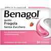Benagol Pastiglie Gusto Fragola Senza Zucchero e Antisettico del Cavo Orale, 24 Pastiglie