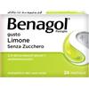 Benagol Pastiglie Gusto Limone Senza Zucchero e Antisettico del Cavo Orale, 24 Pastiglie