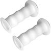 cyclingcolors Manopole impugnature Bici 85mm Manubrio 22mm MTB Vintage Bambino Antiscivolo Bicicletta, Bianco