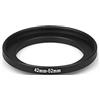 Generico STEP UP 42-52MM ANELLO ADATTATORE 42MM-52MM ADAPTER RING 42MM 52MM 42-52 42 52 MM OBIETTIVO LENS COMPATIBILE CON NIKON CANON FUJIFILM SONY OLYMPUS PANASONIC SIGMA TAMRON TOKINA