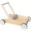 small foot Carrello Primi passi color grigio ardesia, carrello da spingere, con spazio portaoggetti, dai 12 mesi, 12550