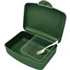 Nerthus FIH 1349 lunch box bambino calcio con divisore e forchetta scatola pranzo ideale per la scuola