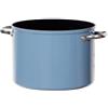 Nuwave 7.6 litri in ceramica antiaderente blu Duralon, senza PFAS, compatibile con induzione, lavabile in lavastoviglie e in forno, manici freddi e resistente ai graffi infusi con diamante