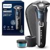 Philips Shaver Series 5000, rasoio elettrico Wet & Dry con tecnologia SkinIQ, rifinitore a scomparsa, custodia da viaggio, Quick Clean Pod, spazzolina per la pulizia, modello S5889/50