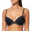 Calvin Klein Donna Reggiseno a Mezza Coppa Lift Elasticizzato, Nero (Black), 4C