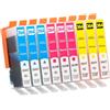 Yowell 364XL Cartucce Compatibili per HP 364 364 XL Cartucce a Colori per HP Photosmart 5520 5510 5520 5524 6520 5515 7520 Deskjet 3520 Officejet 4622 (3x 364XL Ciano, 3x 364XL Magenta, 364XL Giallo)