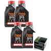 GENERICO KIT TAGLIANDO FILTRO OLIO 7100 SINTETICO 10W40 4 LITRI 4LT COMPATIBILE CON YAMAHA FZ6 FAZER 600 2006 > 2006 HF303