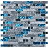 Art3d Piastrelle decorative per paraschizzi da cucina o bagno (confezione da 5)