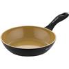 FLORINA AMVEGAN Padella in alluminio 20 cm I Alta durata I Rivestimento in ceramica all'olio d'oliva I Facile da cucinare e da lavare I Per tutti i tipi di piano cottura I Design originale