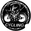 Instant Karma Clocks | Orologio da Parete Cycling | Design Ciclismo | Arredo Sportivo per Amanti della Bici | Decorazione Originale per Ciclisti e Appassionati di Bicicletta