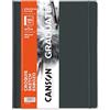 CANSON Graduate Book, Blocco per schizzi, grana morbida, 120 g/mq, copertina rigida, 27,9 x 35,6 cm, bianco, 60 fogli