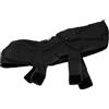 Record Impermeabile Pocket per Cani con Cappuccio Regolabile. Cappotto per cani tascabile e ripiegabile con chiusura a strappo. Giacca Antipioggia per Cani con il foro per il guinzaglio|(Nero, S)