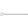 Record - Collare per Cani - Catena a Serpentina Fine con Sistema a Strozzo - Realizzato in Acciaio Cromato -Taglia 2XL - Dimensione: 0,4 cm - Lunghezza 55 cm
