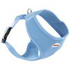 Record - Pettorina Fast Dog - Realizzata in Nylon Morbido, Flessibile e Traspirante - Aggancio per Guinzaglio in Metallo - Colore Blu - Taglia L - Circonferenza 38-43 cm