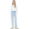 Trendyol Jeans Donna Giovane Anni '90 Gamba Larga, Azzurro, 32W