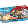 PLAYMOBIL Air Stuntshow 70833 Elicottero con Troupe per Le Riprese, Aereo Giocattolo con Equipaggio, Giocattoli per Bambini dai 5 Anni
