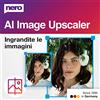 Nero AI Image Upscaler | Ingrandire le immagini | Nitidezza delle foto | Scalare a 4K | Ottimizzare le foto | Semplice riaffilatura | compatibile con Win 11 / 10 (Licenza annuale)