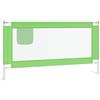 vidaXL Sponda Letto di Sicurezza per Bambini Verde 160x25cm in Tessuto