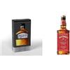 Jack Daniel's Gentleman Jack 70cl con astuccio - Whiskey con doppio filtraggio, gusto bilanciato di quercia. 40% vol. & Tennessee Fire 100cl - Il tradizionale Tennessee Whiskey. 25% vol.