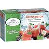 L'Angelica Tisana Depurativa a Freddo Drena Detox, Con Anguria e Sambuco, Tisane Fredde Zero Calorie, Tisane Drenanti e Sgonfianti, 10 Confezioni da 18 Filtri