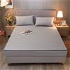 Morbuy Coprimaterasso Impermeabile Matrimoniale Traspirante con Cerniera Microfibra Extra-Morbida e Biestensibile Coprimaterasso (Matrimoniale (180X200cm+15),Grigio)