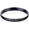 Generico STEP DOWN 49-48MM ANELLO ADATTATORE 49MM-48MM ADAPTER RING 49MM 48MM 49-48 49 48 MM OBIETTIVO LENS COMPATIBILE CON NIKON CANON FUJIFILM SONY OLYMPUS PANASONIC SIGMA TAMRON TOKINA