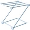 Tissting Portasciugamani con 4 braccia, colore blu, strofinaccio pieghevole verticale, stendibiancheria per cucina e bagno, organizer asciugamani, salvaspazio e pratico