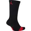 Nike U Jordan Crew-NBA, Calzini Unisex - Adulto, Black/University Red, S