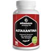 Vitamaze - amazing life Vitamaze® Astaxantina Capsule + Vitamina B1 ad Alto Dosaggio e Vegan, 90 Capsule per 3 Mesi de 4 mg di Pura Astaxantina Naturale in Polvere dalle Alghe, Integratore Alimentare senza Additivi.