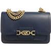 Michael Kors LG SHLDR, Borsa Donna, Navy, Unica