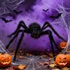 AHYDFSR Ragno di Halloween, Ragno Gigante da 200 cm, 60g Halloween Ragnatele Decorativecon 10 Ragno Piccolo, Ragno Peloso, per Halloween, Carnevale o Festa a Tema, Decorazione inquietante per Feste