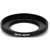 Generico STEP UP 34-46MM ANELLO ADATTATORE 34MM-46MM ADAPTER RING 34MM 46MM 34-46 34 46 MM OBIETTIVO LENS COMPATIBILE CON NIKON CANON FUJIFILM SONY OLYMPUS PANASONIC SIGMA TAMRON TOKINA