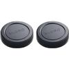 Generico MICRO 4/3 KIT TAPPO corpo macchina retro obiettivo COVER rear lens body cap compatibile con PANASONIC LUMIX G100 G95 G90 GX9 GF10 GH5S G9 GX850 GH5 G85 GX85 GF8 GX8 G7 GF7 GM5 GH4 GM1 GX7 G6 GF6 G5