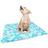 Croci Fresh Scales - Tappetino refrigerante per Cani, Cuscino per Raffreddamento in Gel, Coperta Auto-raffreddante, Formato 65x50 cm