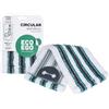 Eco Ego YORK Ricambio Mocio in Microfibra per Lavapavimenti Panno Sostitutivo Spesso e Robusto per Scopa Piatta Altamente Assorbente per Piastrelle e Laminato Soluzione Ecologica e Sostenibile
