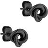 Liebeskind Berlin orecchini a bottone LJ-1557-E-75 IP nero