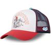 Von Dutch Berretto da uomo e donna Surf, berretto Trucker regolabile con Snapback, Blu, Bianco, Rosso, Taglia TU, bianco, Taglia Unica