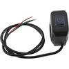 EMSea Interruttore Per Manubrio Moto 22mm 7/8 Pollici Interruttore A Pulsante Per Controllo Fari Manubrio Interruttore On/off Impermeabile 12V Con Indicatore LED Blu