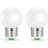 JINLONTA Lampadina LED E27, luce bianca calda, G45, piccola sfera da golf, 3 W, ricambio 25 W, lampadina alogena AC 230 V, 3000 K, per bagni, soggiorno, piccola lampada da scrivania Edison, confezione