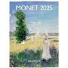 DRAEGER Piccolo calendario da parete 14 x 18 cm 2025 - settembre 2024 a dicembre 2025 - Monet