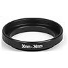 Generico STEP UP 30-34MM ANELLO ADATTATORE 30MM-34MM ADAPTER RING 30MM 34MM 30-34 30 34 MM OBIETTIVO LENS COMPATIBILE CON NIKON CANON FUJIFILM SONY OLYMPUS PANASONIC SIGMA TAMRON TOKINA