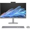 HP Omnistudio X 27-cs0000sl All-in-One, Intel Core Ultra 5-12H, RAM 16GB DDR5, SSD 1TB, Grafica Intel Arc, Display 27" IPS FHD Antiriflesso, 5MP IR Privacy Cam, Non è Touch, Windows 11, Grigio