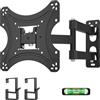 Muchen Supporto Da Parete Per TV 26-50'' Fino A 22 kg Max. VESA 200x200mm Con Livella A Bolla D'aria Piccolo Supporto A Parete Per TV Incl. Viti