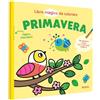 AUZOU Primavera. Libro magico da colorare. Ediz. illustrata. Con pennello in legno