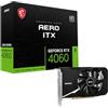 MSI Scheda Video GeForce RTX 4060 AERO ITX 8G OC - PCI Express Gen (4 x 8), Memoria 8GB GDDR6/128-bit - DisplayPort x 3 (v1.4a) / HDMI x 1